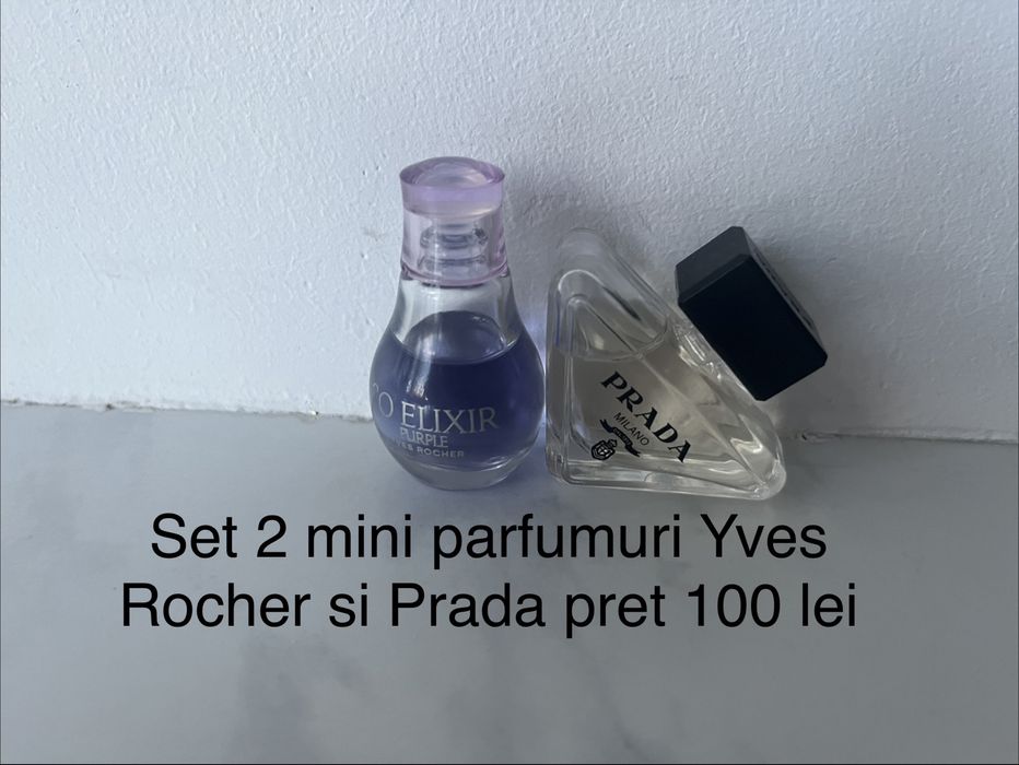Seturi formate  din 2  mini parfumele in miniatura