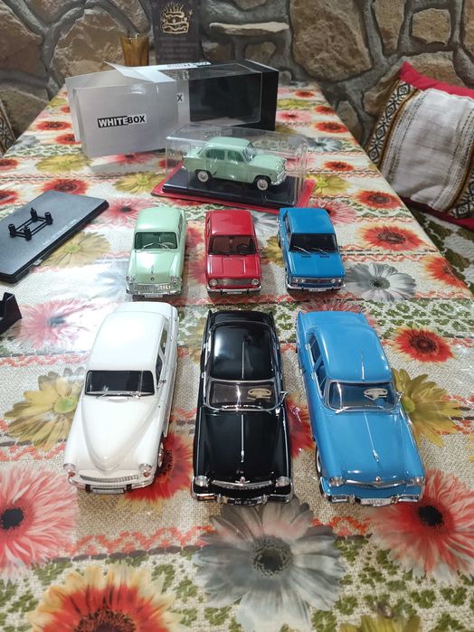 ВОЛГА ВАРШАВА 1:24 Чайка газ Gaz 13 - 1:18 мащаб и други