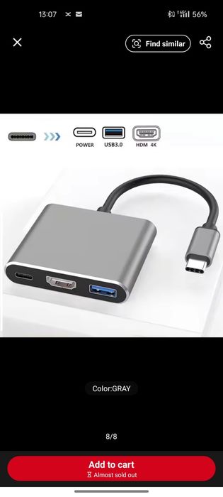 Display 7 inch touchscreen