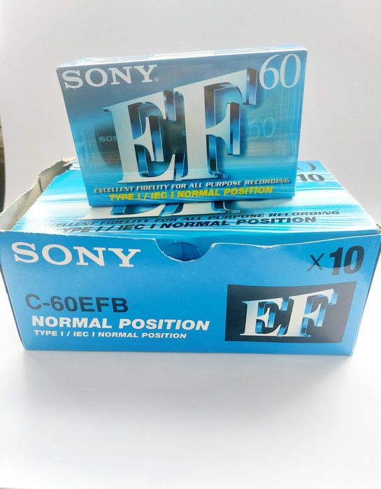 Casete audio Sony EF60 sigilate