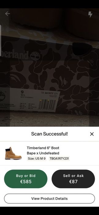 Timberland premium 6 waterproof x bape