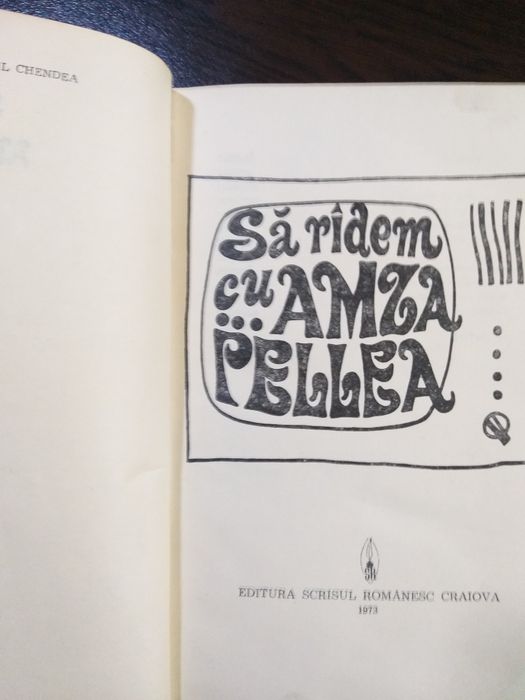 Carte cu autograf Amzza Pellea