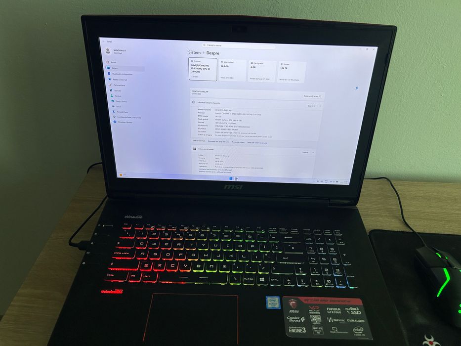 Laptop gaming msi