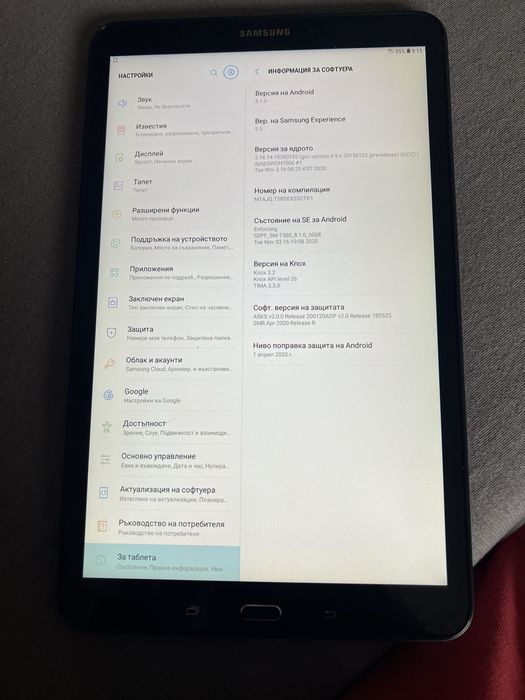 Таблет Samsung galaxy tab A 2016