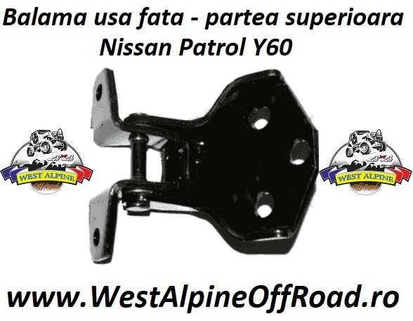 Balama usa Nissan Patrol Y60 - partea superioara - Usa fata