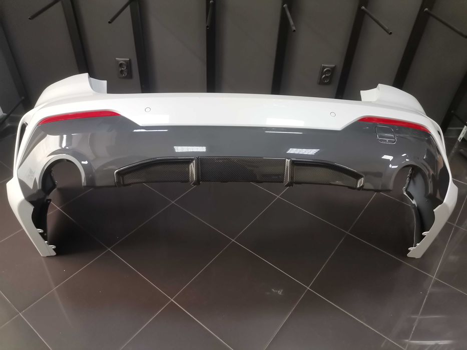 Carbon Задна Броня BMW 4 G22 G23 M пакет БМВ Г22 Г23 Спорт Карбон А32