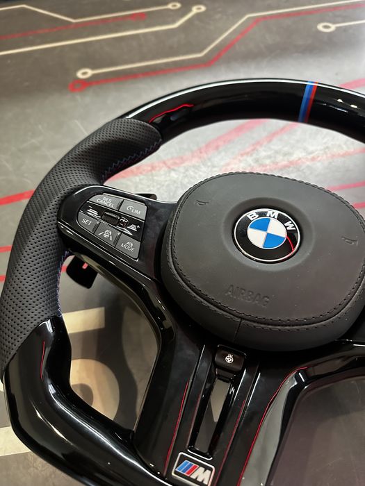 Volan BMW - Piano Black - Custom - Seria G - TJA - Incalzire - Vibro