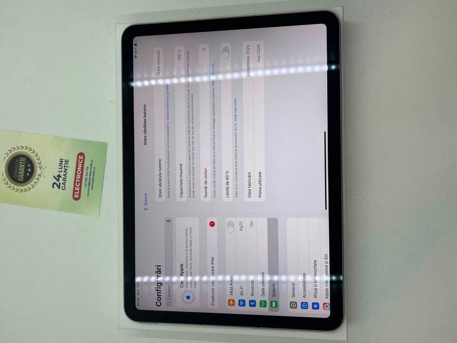 Tableta Apple Air 11 M3 (Ag25 Belvedere B.43602) Garantie 2 ani!