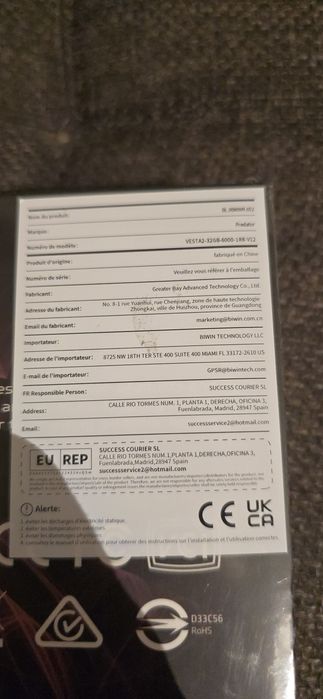 Ram Memorie Acer Predator Vesta II DDR5 6000 MHz 32GB (16GBx2) RGB CL3