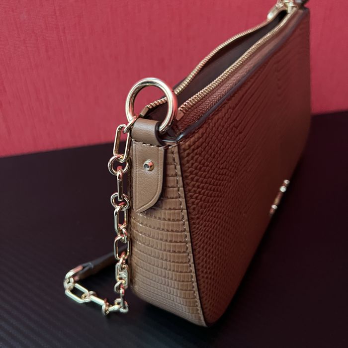 Твърда чанта за рамо MICHAEL Michael Kors Empire от естествена кожа