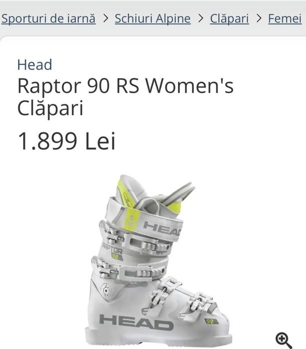 Clapari ski dama profi Head
