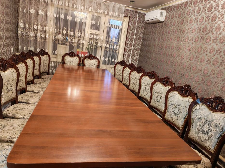 Стол, 16 стулья сатылады б/у