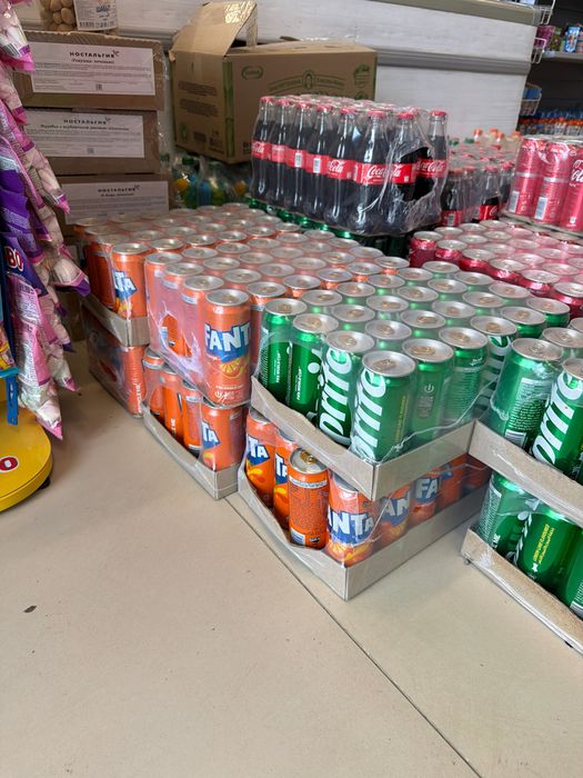 Coca-cola, Fanta, Sprite оптом (стекло, ж/б)