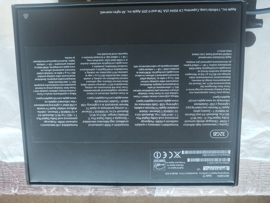 Apple tv 4k HD A 1625