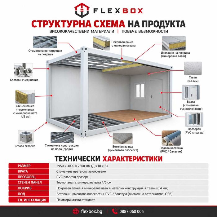 Офис контейнер  | Готово помещение за бизнес и обект