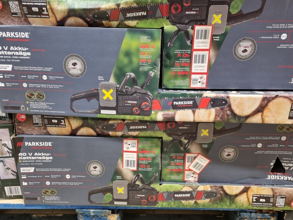 Drujba electrica parkside performance 40 v , noua garantie 5 ani  bon