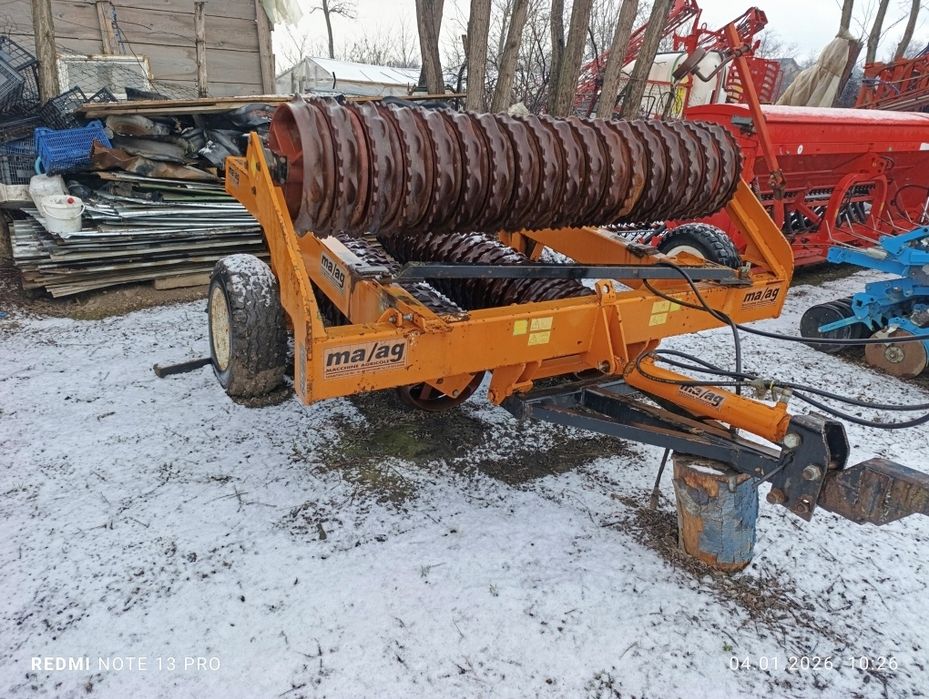 Tăvălug greu 3 segmente 6m stare f buna hidraulic