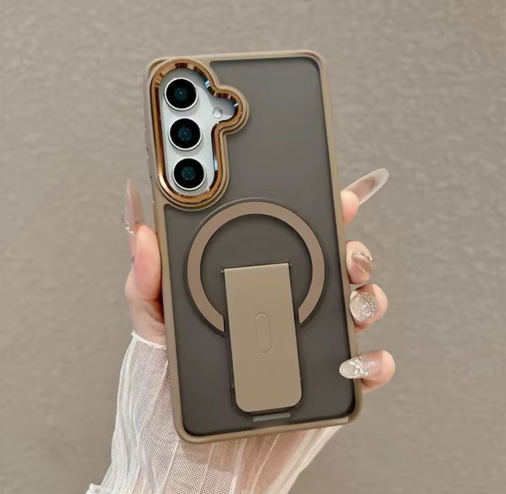 Samsung S25 FE Husa Magsafe Matte Back cu Suport