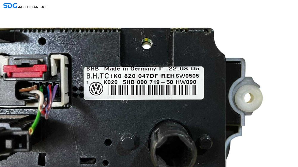 Panou Modul Unitate Comanda AC Aer Conditionat Clima Climatic Volkswagen Passat B6 2005 - 2010 Cod 1K0820047DF 5HB008719 [LC0590]