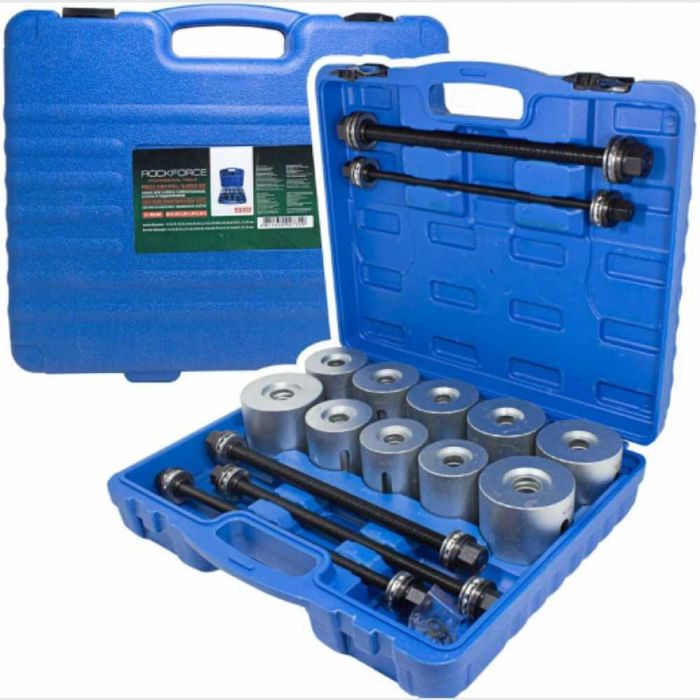 Комплект за набиване и избиване на селенови втулки 27 части RockForce