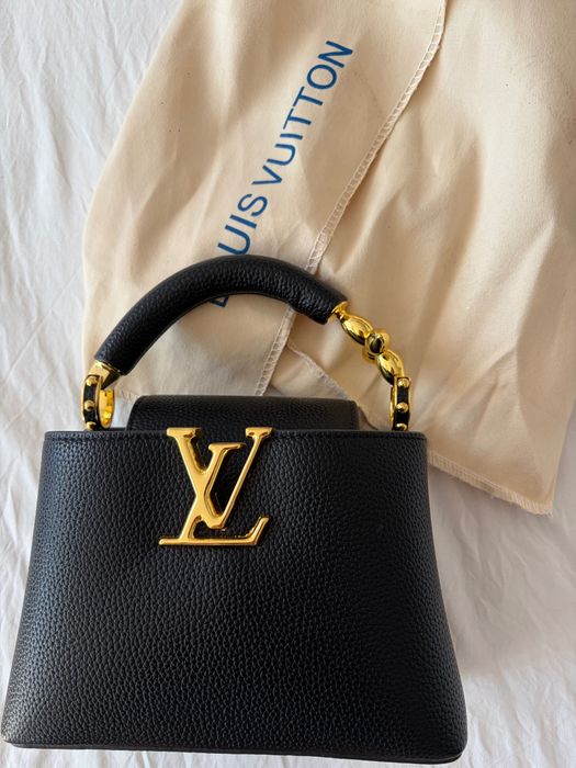 Дамска черна чанта louis vuitton