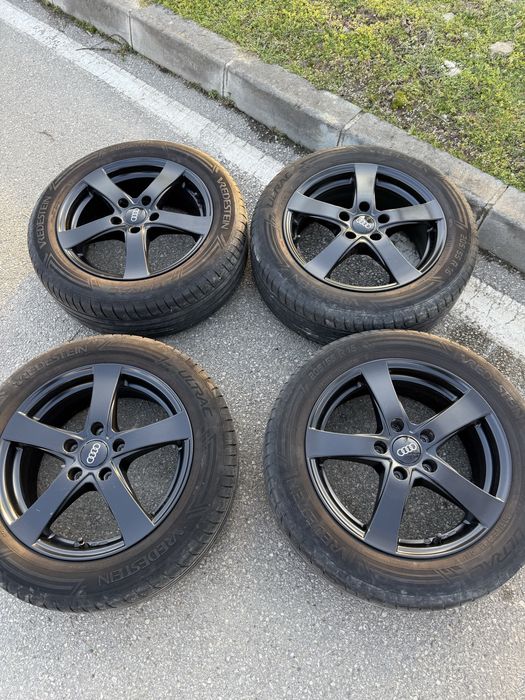 Летни гуми +алуминиеви джанти 5 112 16