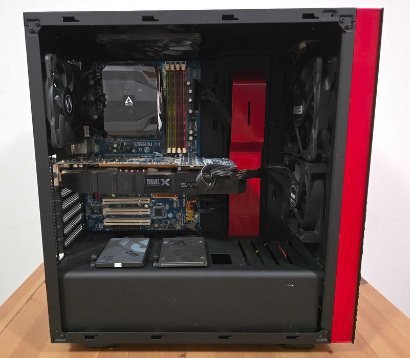 Ретро Гейминг Компютър Windows XP Retro Gaming PC Игри AMD Radeon HD