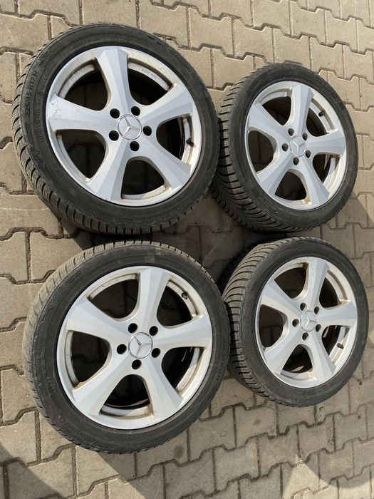 Джанти 17” Mercedes w212 /5x112/зимни гуми /