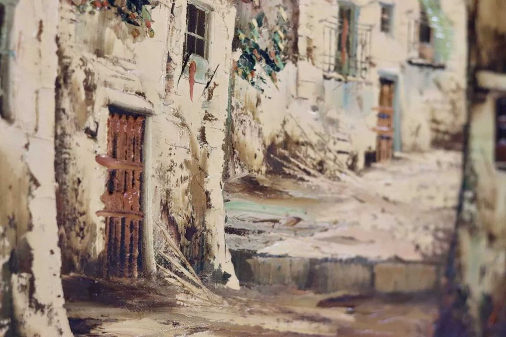 Четири Стари картини от автор с подпис