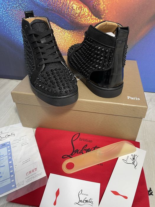 Adidasi Christian Louboutin piele naturala 100% Premium Full Box