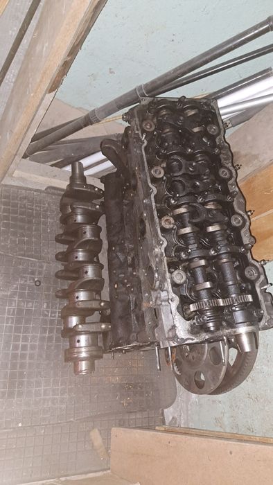 Мотор Тойота Прадо 1KD по запчастям.