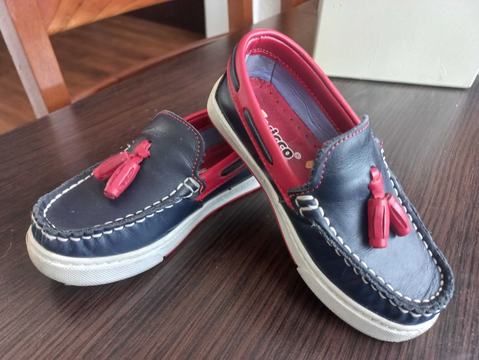 Кожаные мокасины 26 р-р