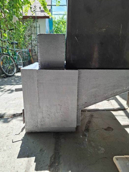 Печка с баком из нержавейки