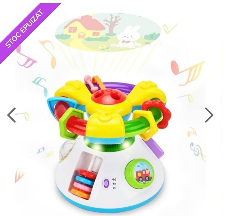 Centru de activitati cu proiector 2in1 lumini si sunete

Folosit, arat