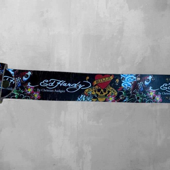 Ed Hardy by Christian Audigier belt колан