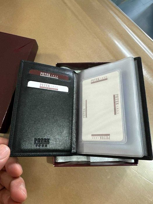 Обложка/органаёзер для автодокументов Petek 584! Натуральная кожа!