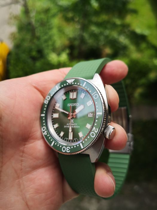 Ceas automatic Seiko Mod Slim Turtle Prospex Diver's curea  FKM