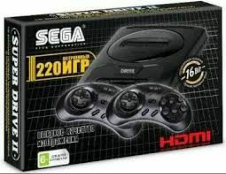 Игровая приставка Sega Mega Drive(Сега)