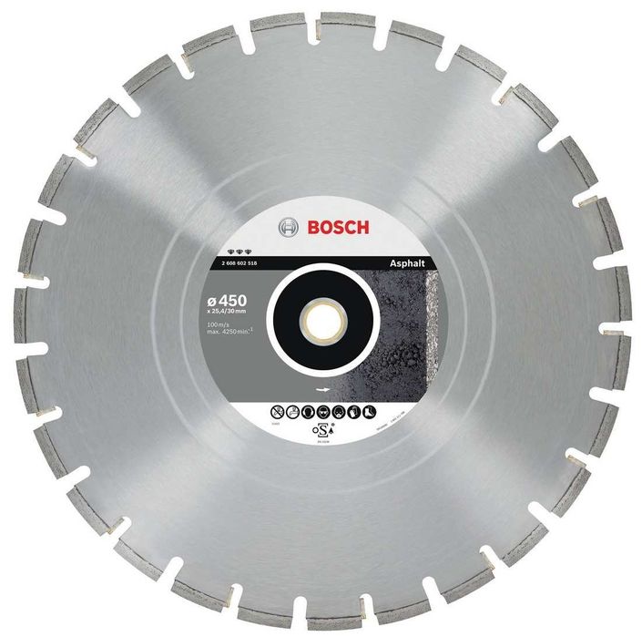 Disc diamantat pentru asfalt Bosch, Best for Asphalt, 300 x 25.4/30 mm