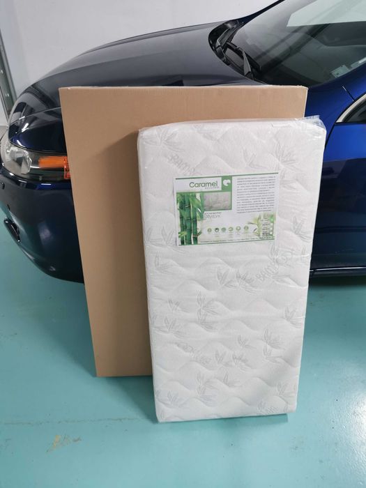 ЧИСТО НОВО!!! Бебешка кошара ДАРА 50/100 + Матрак + Обиколник!!!