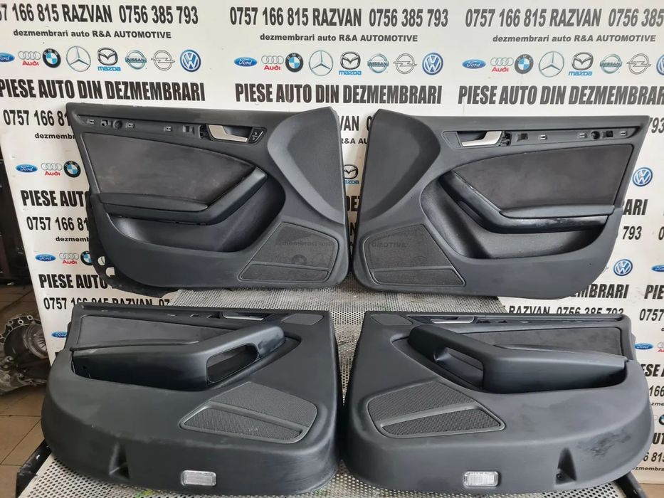 Set Fete Fata Tapiterie Usa Piele Alcantara Audi A5 Sportback 4 Usi 2.0 Tdi Euro 5 Motor CJC Cutie
