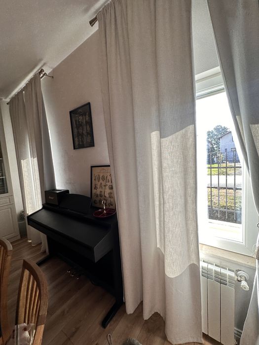 Draperie Hitra Jysk 4 buc alb/bej