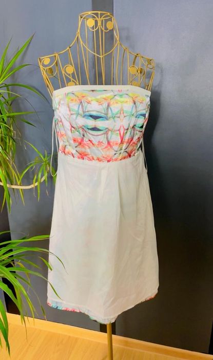 Rochie de vara midi cu curea in talie