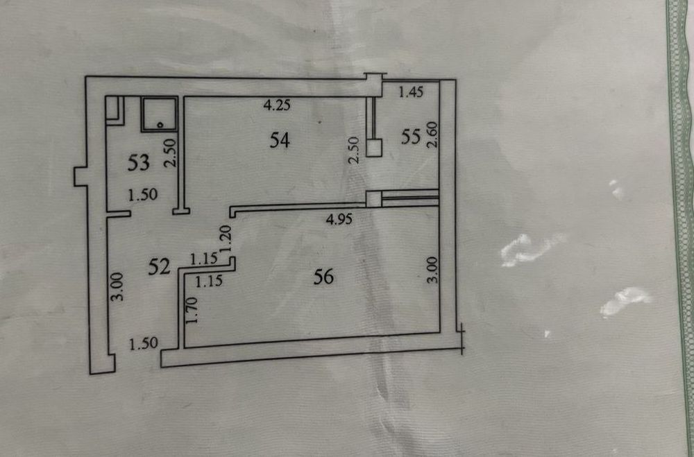 КОРАСУ- 3 да янги курилган уйда 2-хонали квартира сотилвотти