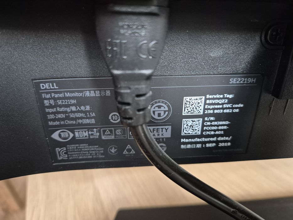 Монитор dell se2219h , 21.5 инча