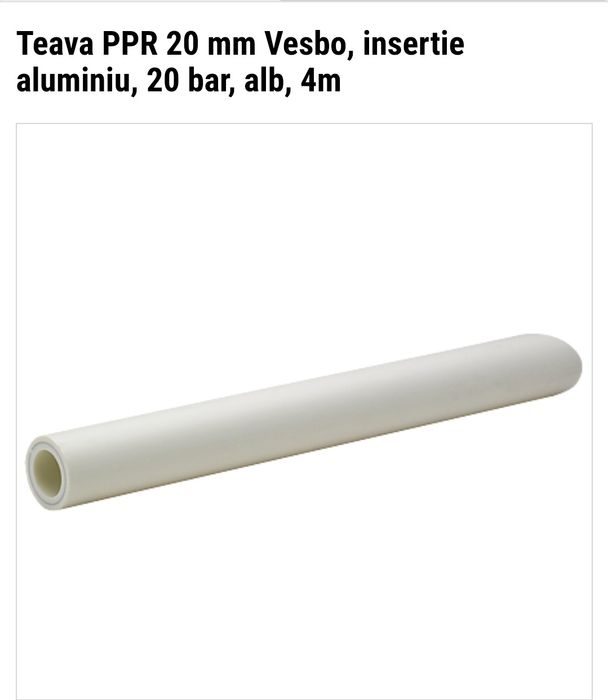 Teava PPR Vesbo divserse dimensiuni