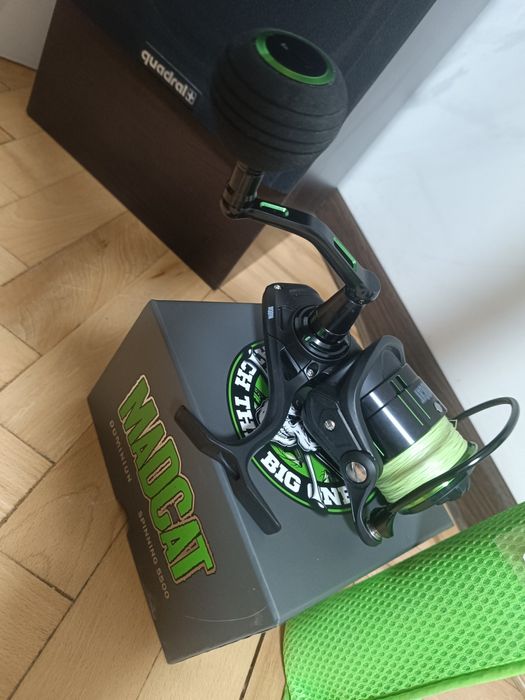 Въдица(MadCat) , макара(MadCat) и конец за сом/кльонк