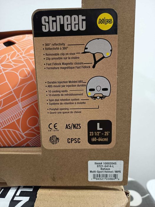 Casca protectie Nutcase Street MIPS culoare Somon 60-64 CM - NOU