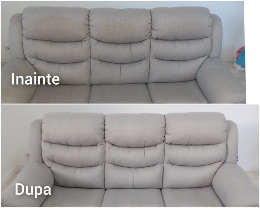 Curatare profesionala canapele la domiciliu