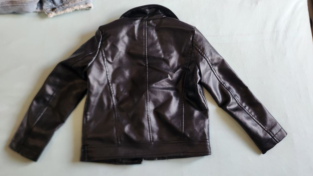 Детско кожено, дънково яке сако